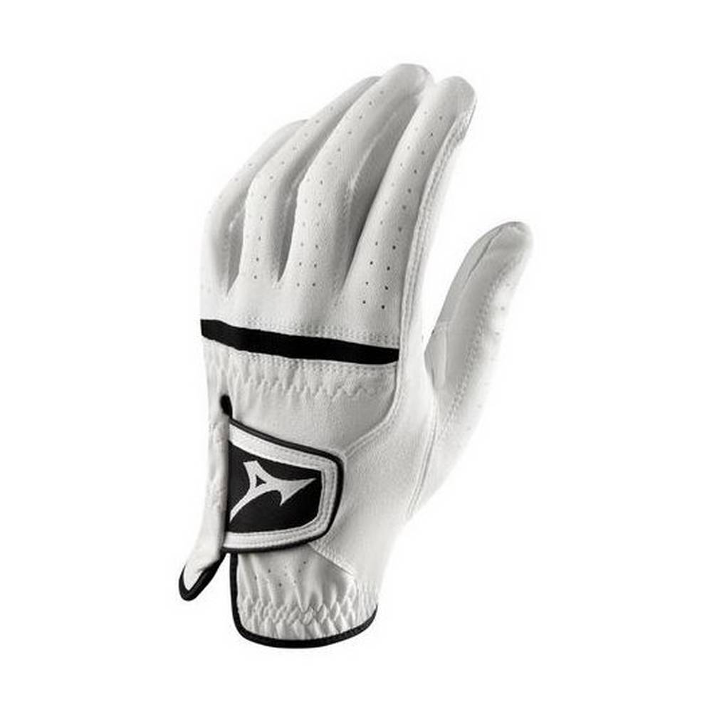 Guantes De Golf Mizuno Comp Hombre Blancas/Negras Outlet ICNS-38170